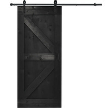 Houten schuifdeur met beslag