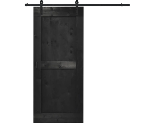 Houten schuifdeur met beslag