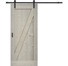 Houten schuifdeur met beslag