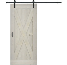 Houten schuifdeur in schuurstijl met beslag