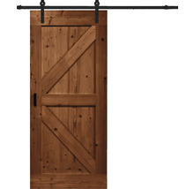Houten schuifdeur met beslag voor binnenshuis