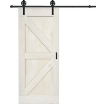 Houten schuifdeur in schuurstijl met beslag