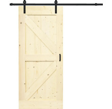 Houten schuifdeur met beslag