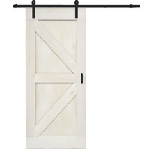 Houten schuifdeur met beslag