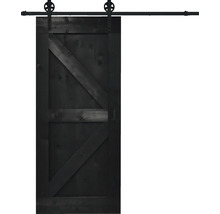 Houten schuifdeur met beslag