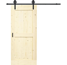 Houten schuifdeur met beslag