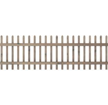 Houten tuinafscheiding