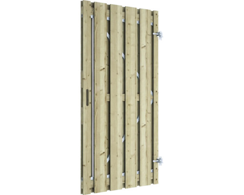 Houten poort voor tuinomheining