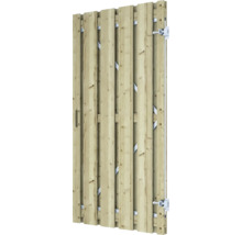 Houten poort voor tuinafscheiding met beslag