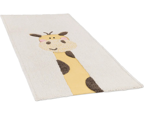 Rechthoekig badtapijt met giraffemotief