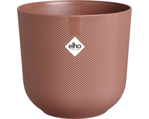 Bloempot met ruitpatroon en Elho logo