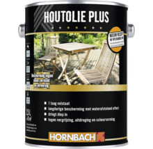 Pot Houtolie Plus met scène van tuinmeubelen op een terras