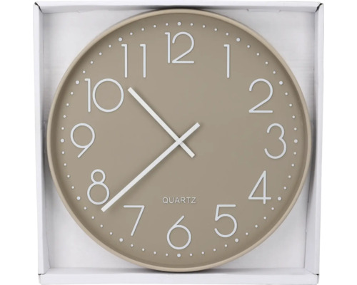 Analoge wandklok met quartz uurwerk