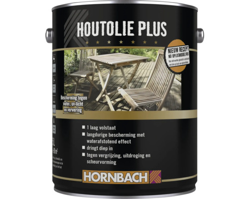Houtolie Plus blik ter bescherming tegen water, UV-licht en verwering