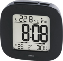 Digitale wekker van Hama met tijd-, datum- en temperatuurweergave