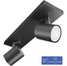 Plafondlamp met twee spots, geschikt voor Smart Home