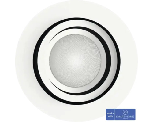 PHILIPS Hue White Ambiance LED inbouwspot Milliskin Ø 90 mm wit