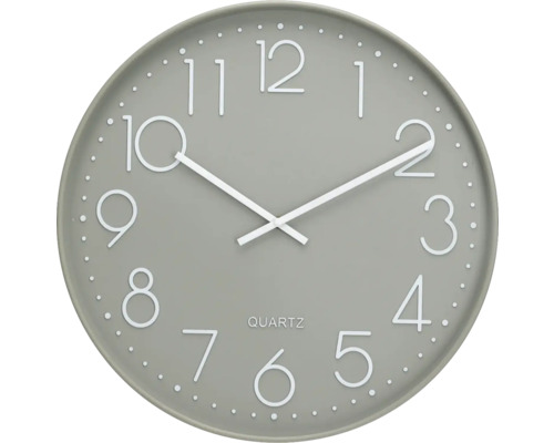 Analoge wandklok met quartz uurwerk