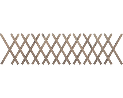 Houten privacyscherm met kruispatroon voor de tuin