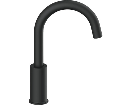 Zwarte kraan met hoge uitloop