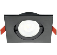 Vierkante plafondinbouwspot met ledlamp