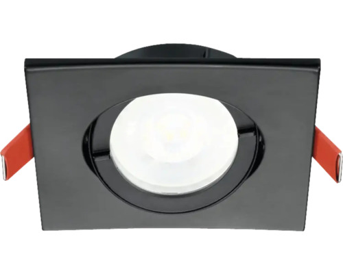 Vierkante plafondinbouwspot met ledlamp