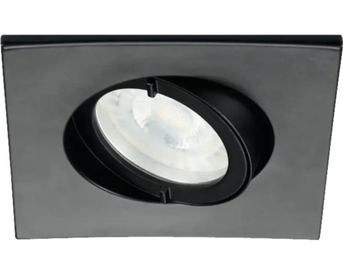 Vierkante inbouwspot met kantelbaar ledlicht