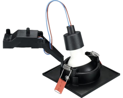 Inbouwspot met lamp en aansluitklemmen