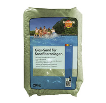 Glaszand voor zandfilterinstallaties, 20 kilogram verpakking
