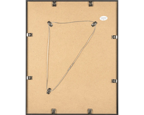 Achterkant van een fotolijst met ophangsysteem