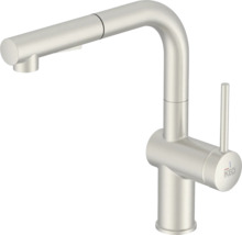 Keukenkraan met uittrekbare sproeikop en hendel