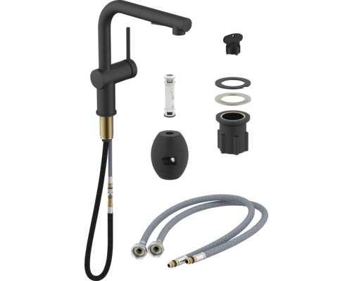 Keukenkraan met montage accessoires