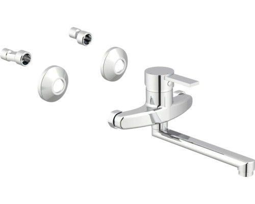 Keukenkraan met accessoires voor wandmontage