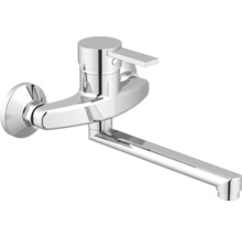 Wandkeukenkraan met draaibare uitloop