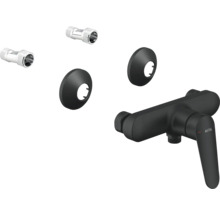 Opbouw douchekraan set met rozetten en S-koppelingen