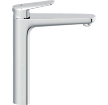 Eengreepsmengkraan voor wastafel, van metaal