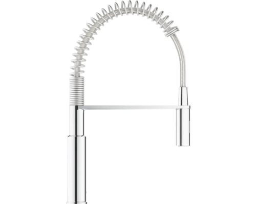 Keukenkraan met spiraalveer