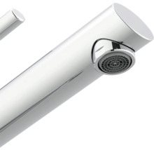 Detailopname van een glanzende kraan