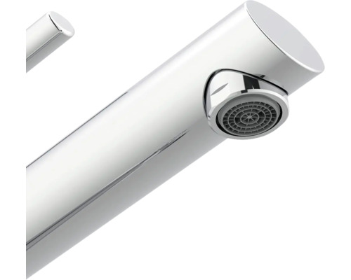 Detailopname van een glanzende kraan