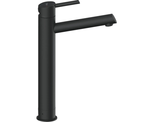 Zwarte wastafelmengkraan