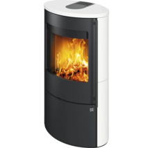 Houtkachel met brandend hout