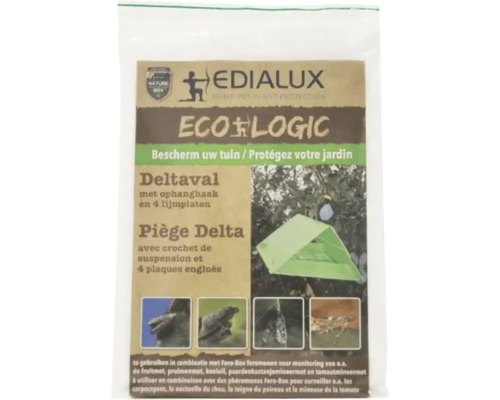 Eco-Logic Delta-val met ophanghaak en vier lijmplaten