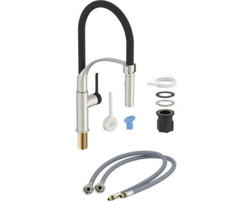 Keukenkraan met accessoires