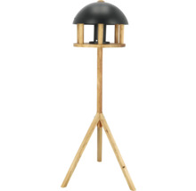 Vogelhuis met standaard van hout