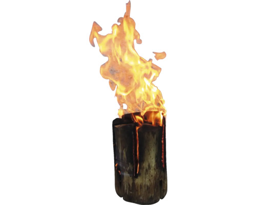 Brandend Zweeds vuur van hout