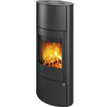 Houtkachel met brandend hout