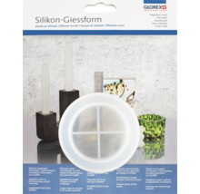 Siliconen gietvorm voor ronde potten van GLOREX