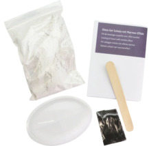 Gietset schaal met marmer effect, inclusief gietpoeder, schaal, menghout en kleurpigment