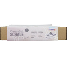 Gietset schaal met marmer-effect in verpakking