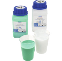 Glorex Abformsilikon HE set met component A en B, plus twee mengbekers